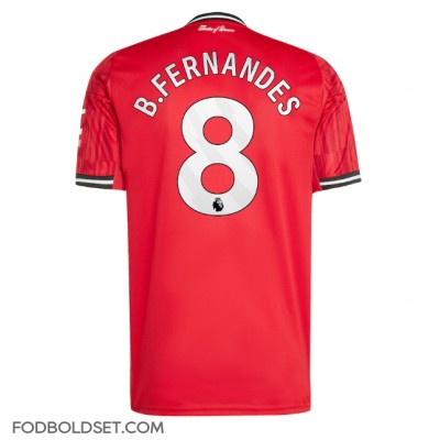 Manchester United Bruno Fernandes #8 Hjemmebanetrøje 2025-26 Kortærmet Manchester United Bruno Fernandes #8 Hjemmebanetrøje 2025-26 Kortærmet